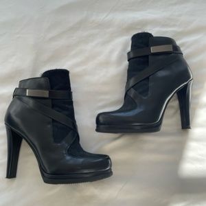 French Connection Calf Hair Booties